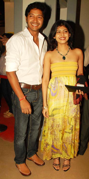 Shreyas Talpade and his wife Deepti