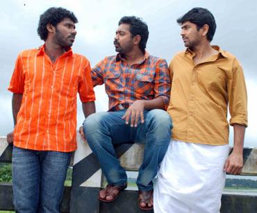 Abhishek, Asif Ali and Nishaan in Nammude Katha