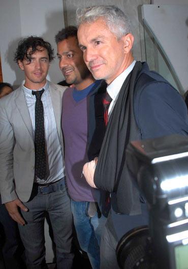 Vincent Fantauzzo, Rock On!! director Abhishek Kapoor and Baz Luhrmann