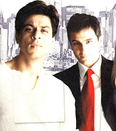 Shah Rukh Khan and Saif Ali Khan
