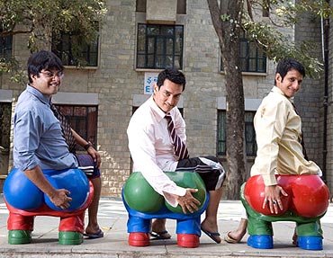 A scene from 3 Idiots