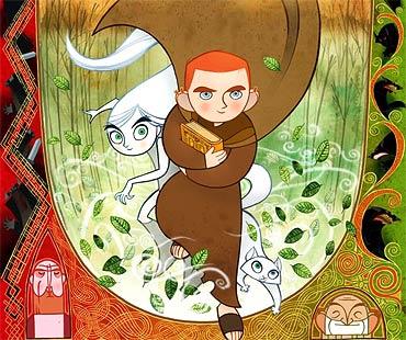 A scene from The Secret of Kells