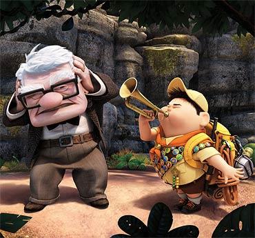 A scene from Up