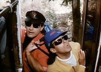 A scene from Andaaz Apna Apna