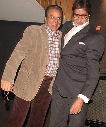 Dharmendra and Amitabh Bachchan