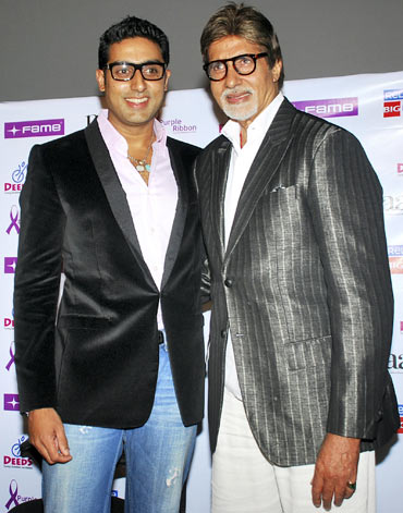 Abhishek and Amithabh Bachchan