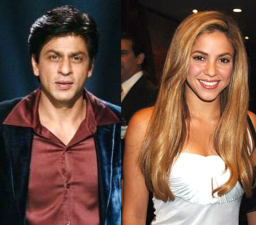 Shah Rukh Khan and Shakira