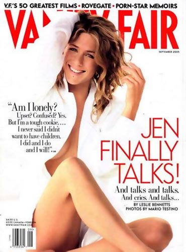 When Jennifer Aniston went topless. Last updated on: July 21, 2010 10:20 IST