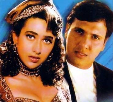 Karisma Kapoor and Govinda in Khuddar