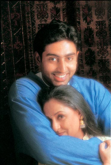 Abhishek and Jaya Bachchan