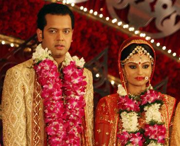 Rahul Mahajan and Dimpy Ganguly