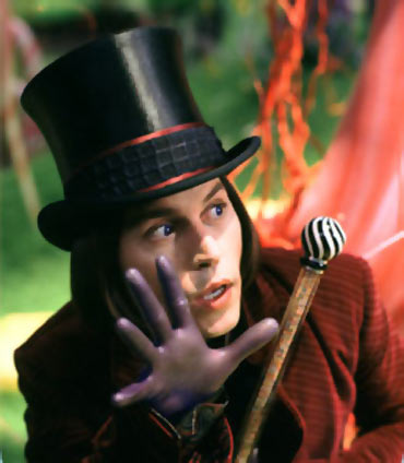 A scene from Charlie and the Chocolate Factory
