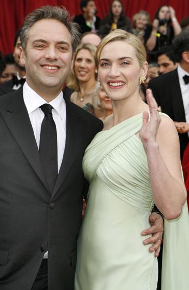 Sam Mendes and Kate Winslet