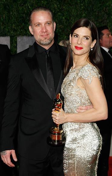 Jesse James and Sandra Bullock