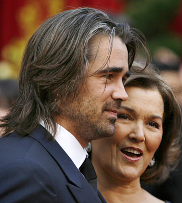 Colin Farrell with his mother Rita