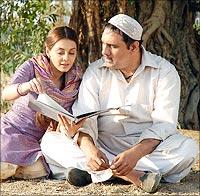 Minishha Lamba and Boman Irani in Well Done Abba