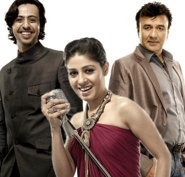 Salim Merchant, Sunidhi Chauhan and Anu Malik