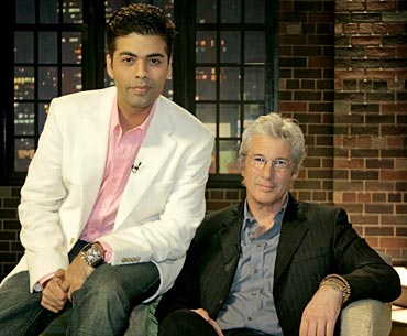 Karan with Richard Gere in a previous season