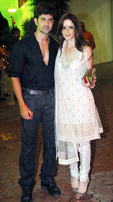 Hrithik Roshan and Sussanne