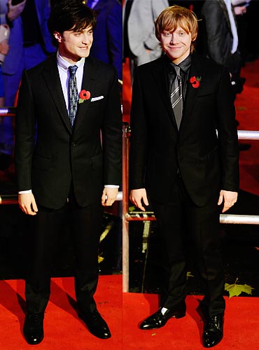 Daniel Radcliffe and Rupert Grint