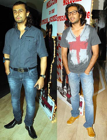 Sonu Nigam and actor Riteish Deshmukh