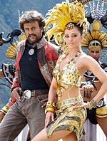 Rajnikanth and Aishwarya Rai Bachchan in Endhiran/ Robot