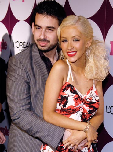 Jordan Bratman and Christina Aguilera