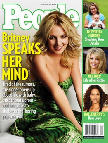 Britney Spears on the cover of People magazine