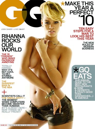 Rihanna on the cover of GQ