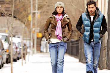 A scene from Anjaana Anjaani