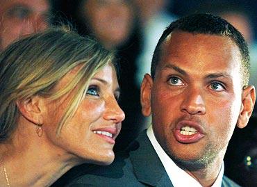 Cameron Diaz and Alex Rodriguez