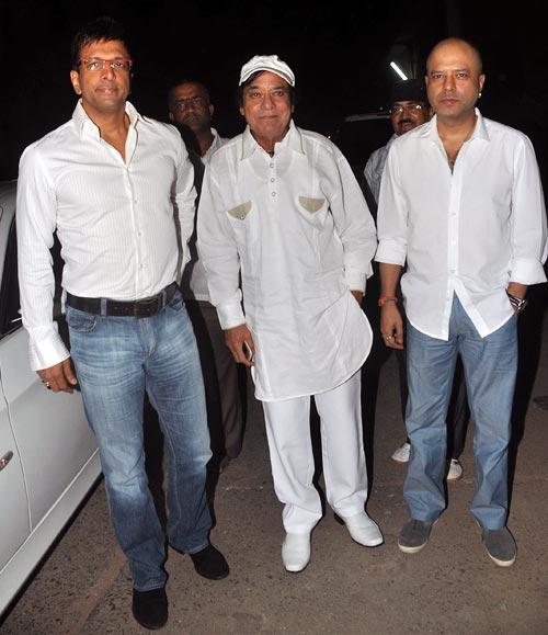 Javed Jaffery with his father Jagdeep and brother Naved