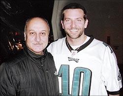 Anupam Kher and Bradley Cooper