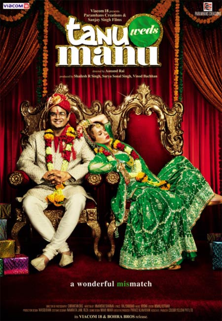 Movie poster of Tanu Weds Manu