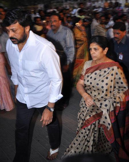 Chiranjeevi and wife Surekha