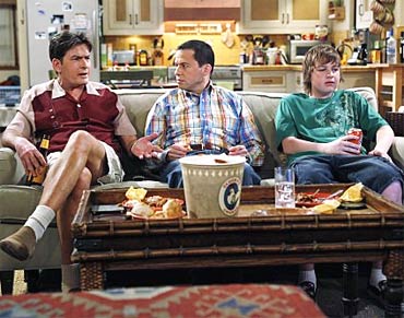 A scene from Two and a Half Men