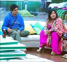 Samir Soni and Dolly Bindra in Bigg Boss