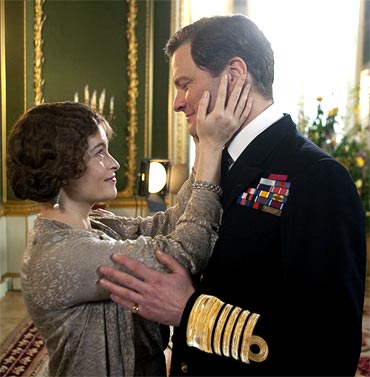 Helena Bonham Carter and Colin Firth in The King's Speech