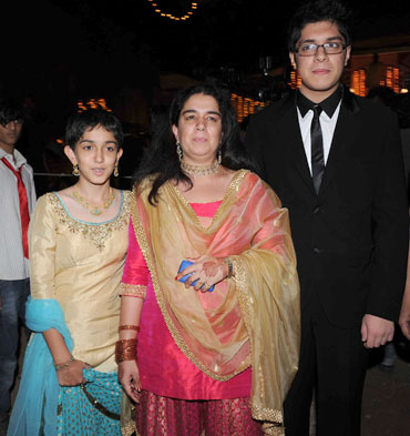 Ira, Reena Dutta and Junaid