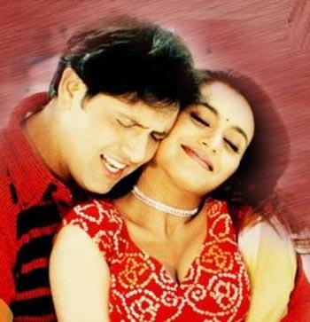 Rani Mukerji and Govinda