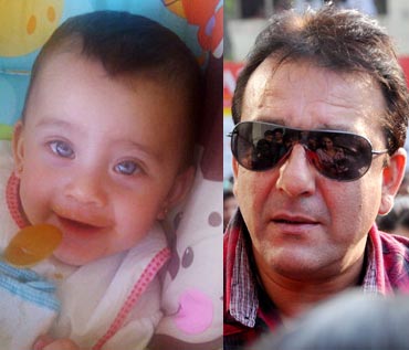 Sanjay Dutt and his daughter