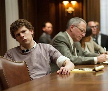 A scene from Social Network