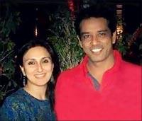 Juhi Babbar and Anoop Soni