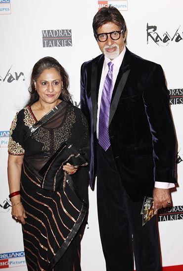 Jaya Bachchan and Amitabh Bachchan