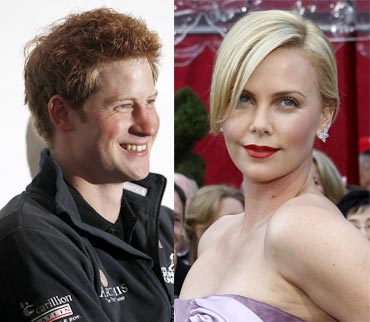 Prince Harry and Charlize Theron
