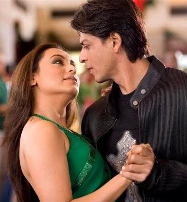 Rani Mukerji and Shah Rukh Khan