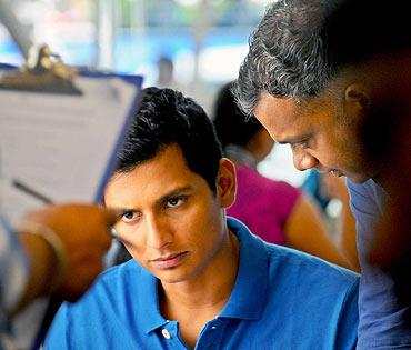 Gautham directing Jiiva