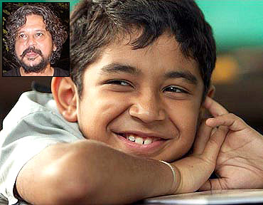 A still from Stanley Ka Dabba. Inset: Amole Gupte