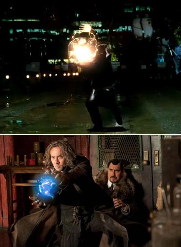 A scene from Ra.One and The Sorcerer s Apprentice