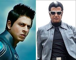 Shah Rukh Khan and Rajnikanth